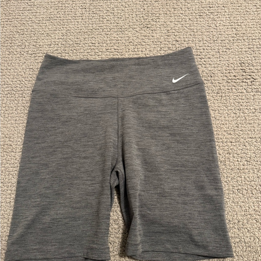 Nike Women's Heather Gray Bike Shorts